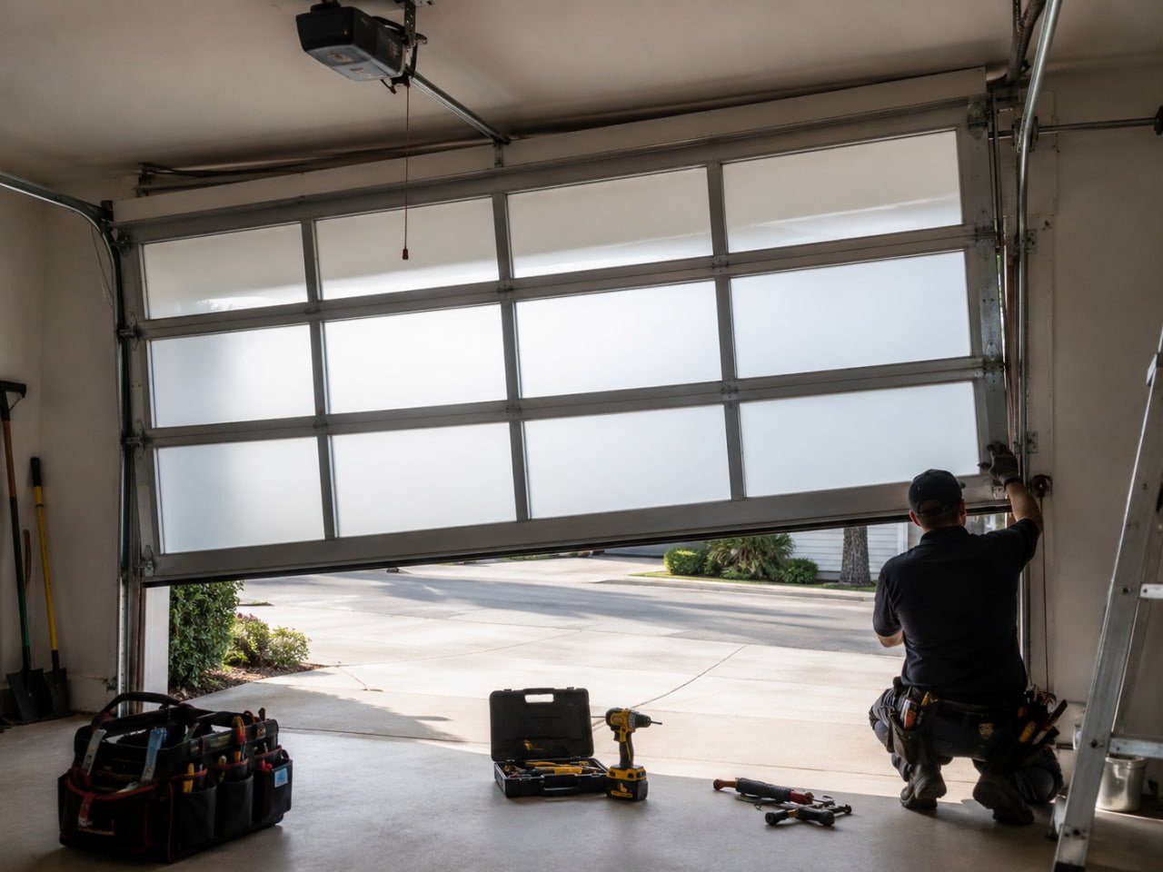 Garage door spring repair Asheville NC