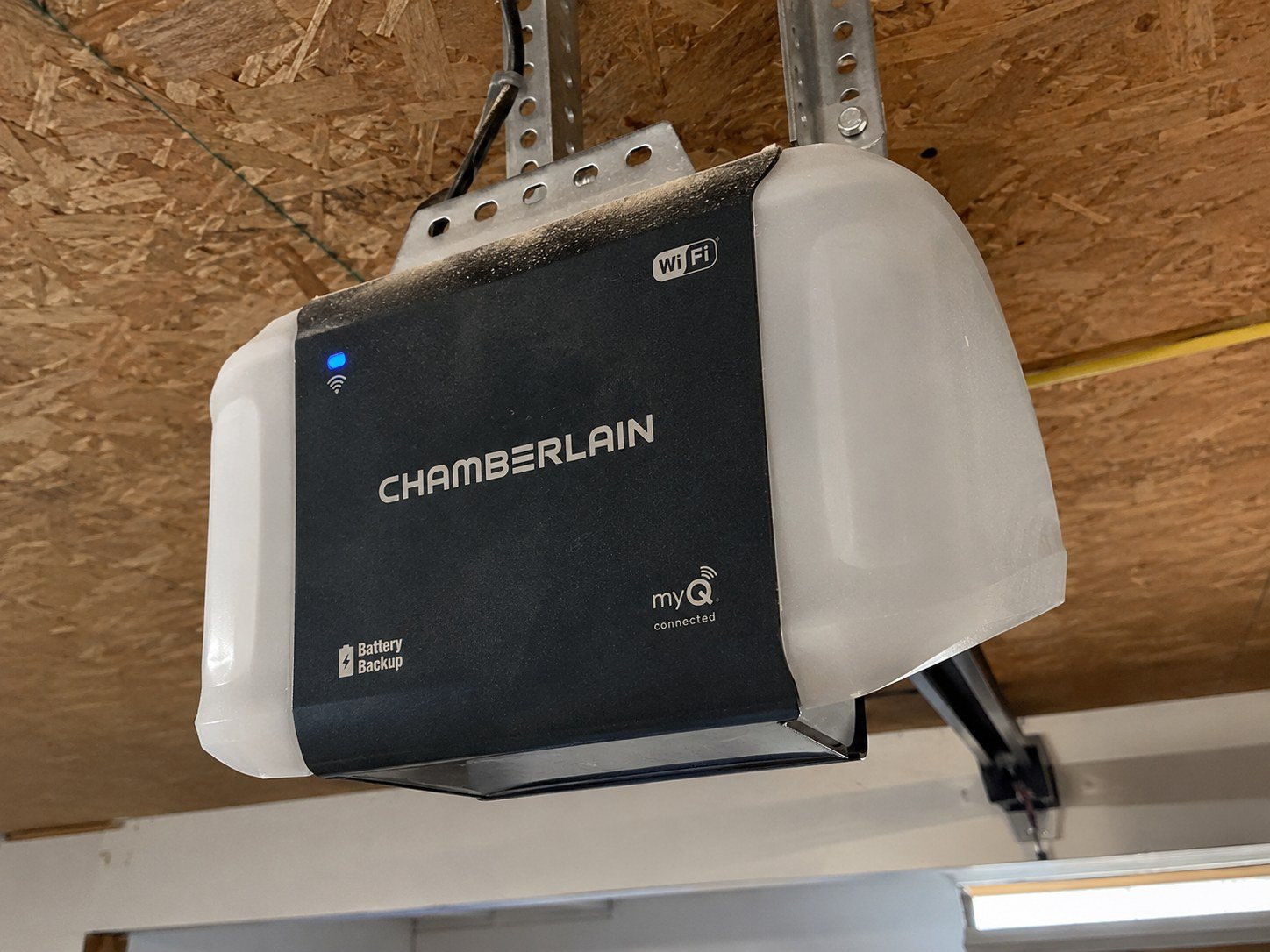 Garage door opener installation